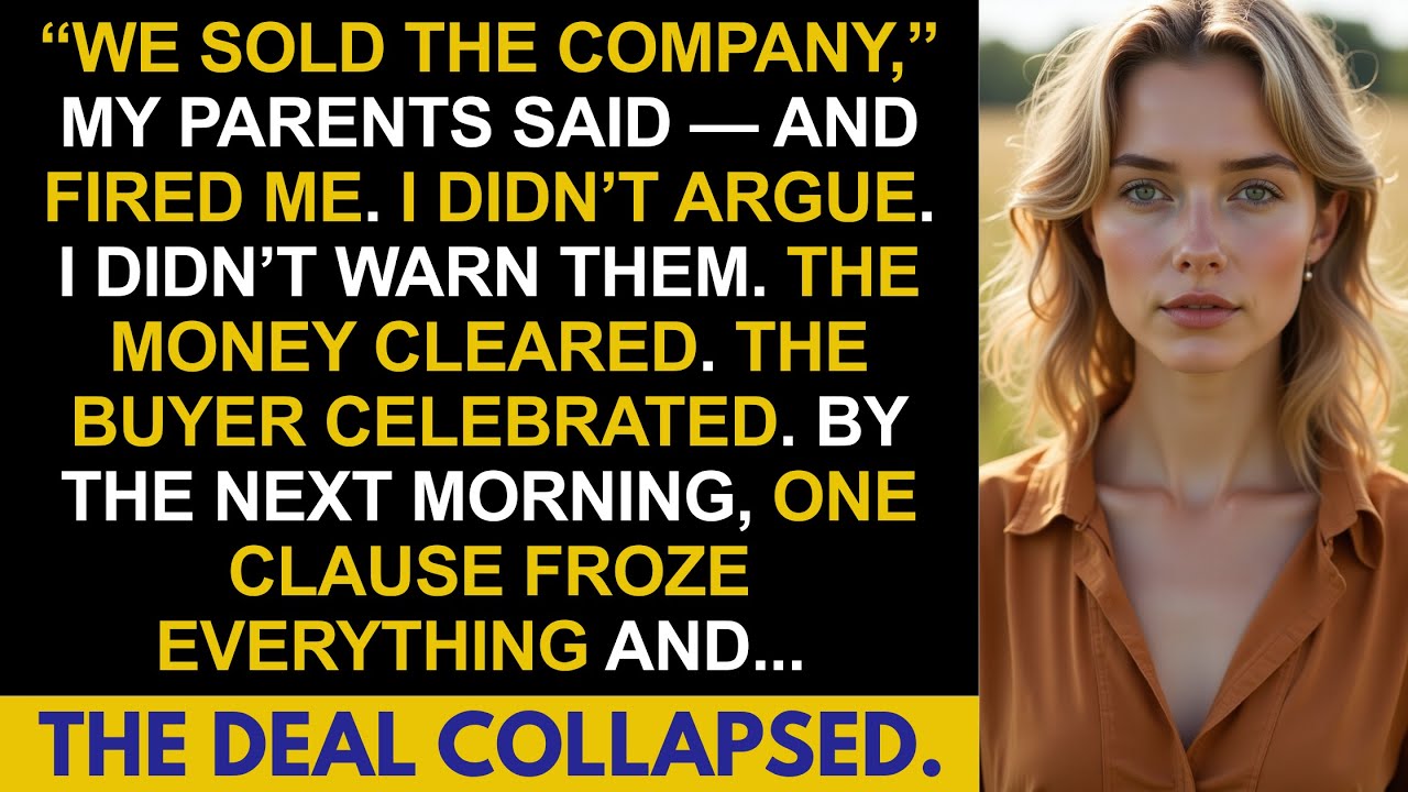“We Sold The Company,” My Parents Said… Until the Deal Fell Apart Overnight