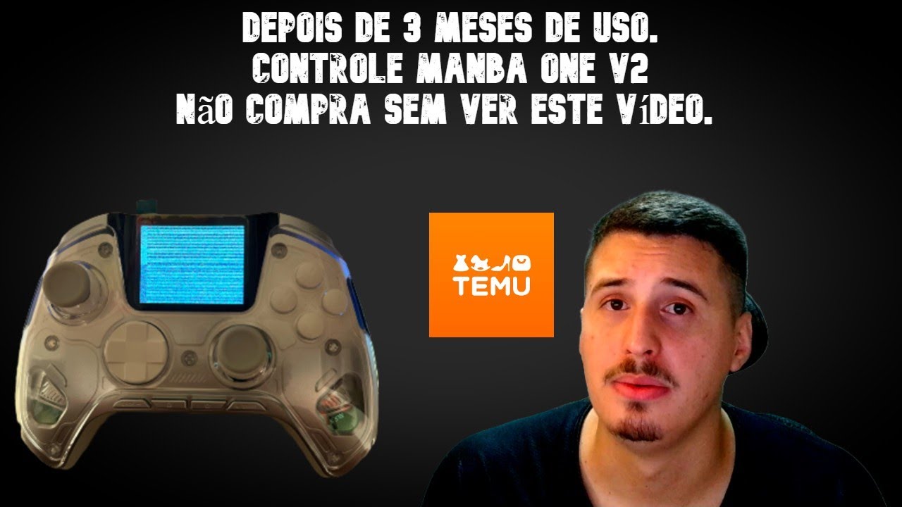 controle manba one da TEMU, depois de 3 meses de uso. VALE A PENA ??