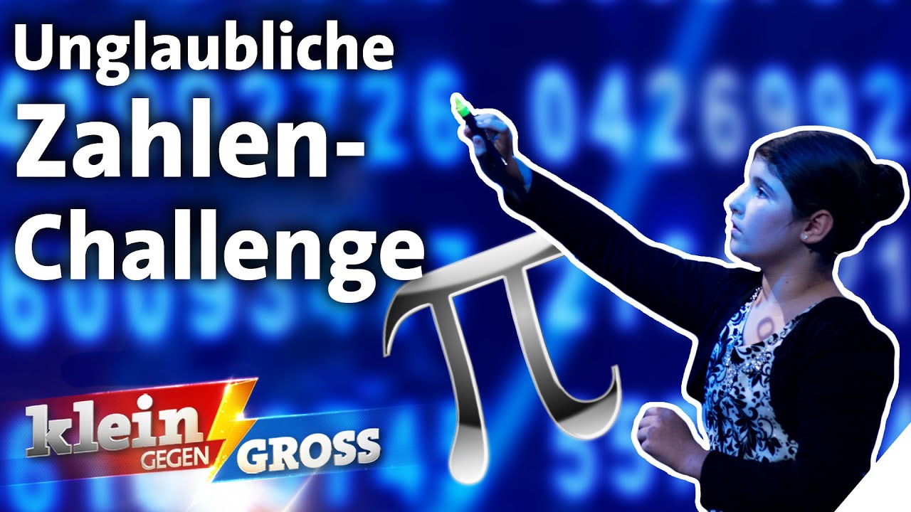Kennt 10-Jährige mehr Nachkommastellen von Pi als Rechengenie Rüdiger Gamm? | Klein gegen Groß