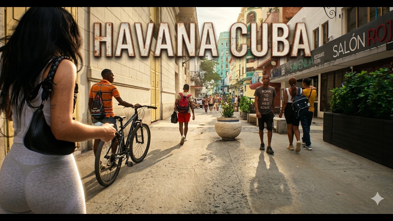 Havana Cuba Street Walk
