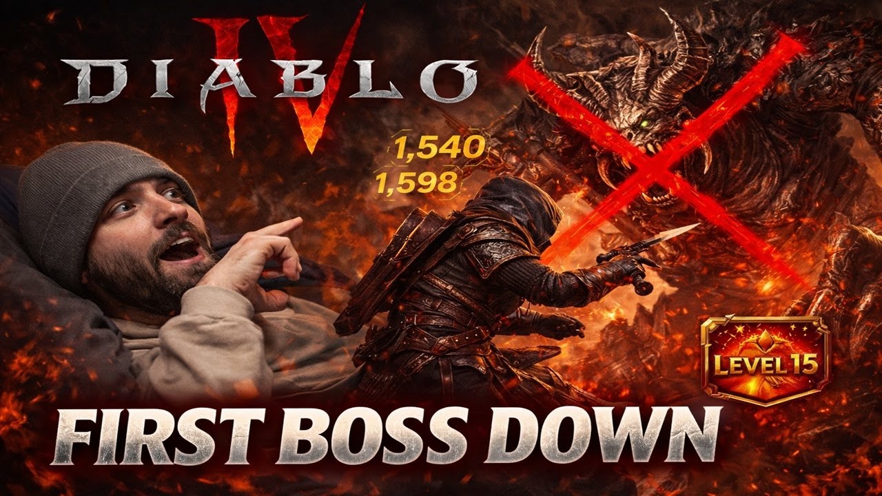 FIRST BOSS DOWN! Rogue Is INSANE 🔥 | Diablo 4 Live 2
