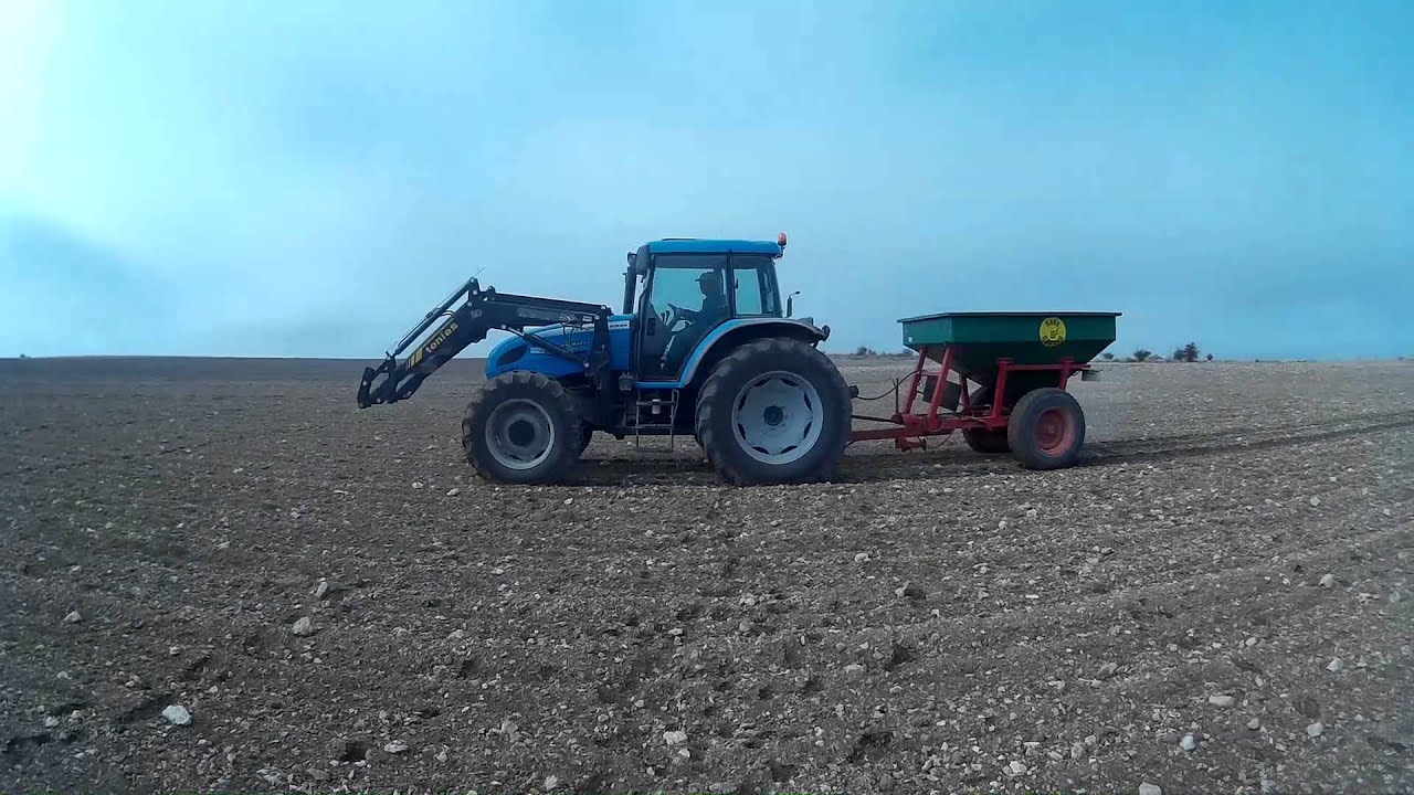 *Fertilizing*Landini Legend 130+abonadora arrastrada H.G.