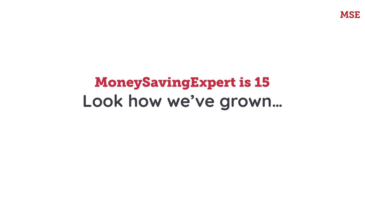 MoneySavingExpert turns 15 - look how we've grown