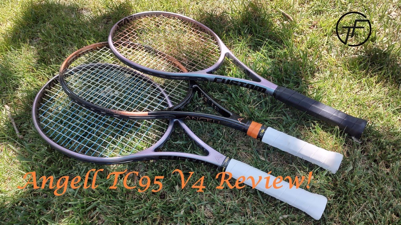 [Tennis Family] Angell TC95 V4 Tennis Racquet Review! 测评！定制款！