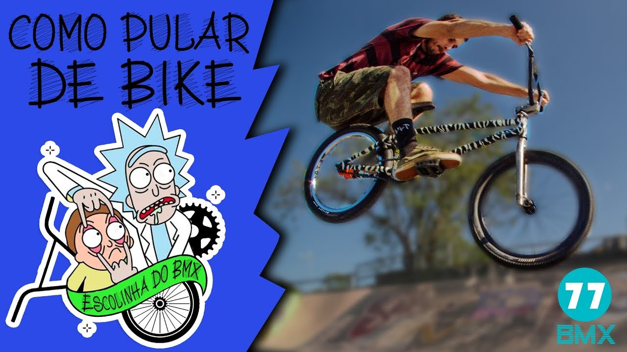 Como pular de BIKE ( BUNNY HOP )  - Escolinha do BMX 77 (Ep.2)