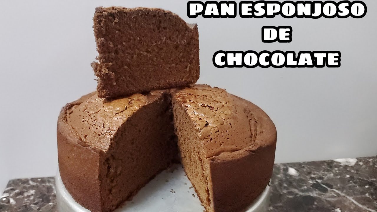 Pan esponjoso de chocolate 🍫 para tres leches/ selva negra