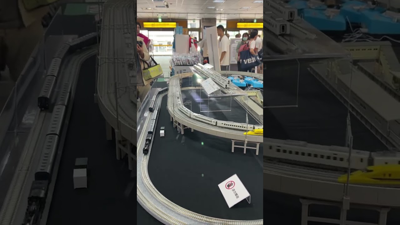 N規鐵道模型@台北車站🚄🚇🟥🟦🟪