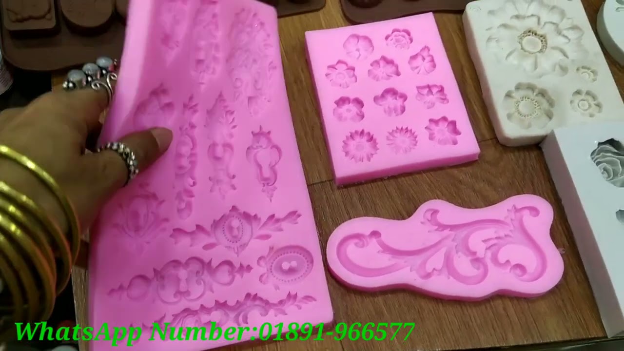 জানুন,কেক ডেকোরেশন ফনডেন্ট মোল্ড ও চকলেট বানানোর সিলিকন মোল্ডের দাম|Shopping Guide@MrsHomemakerBD