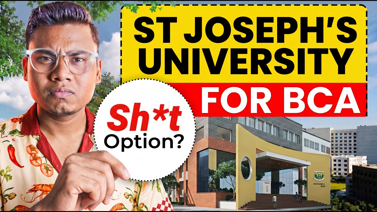 BCA at St. Joseph's University Bangalore &ndash; Scam or Worth It? 😳 Full Reality Check | Fees, Placements