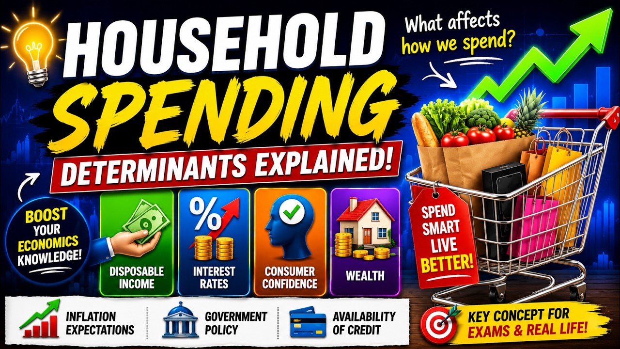 Household Spending | Determinants of Consumer Expenditure Explained | Economics