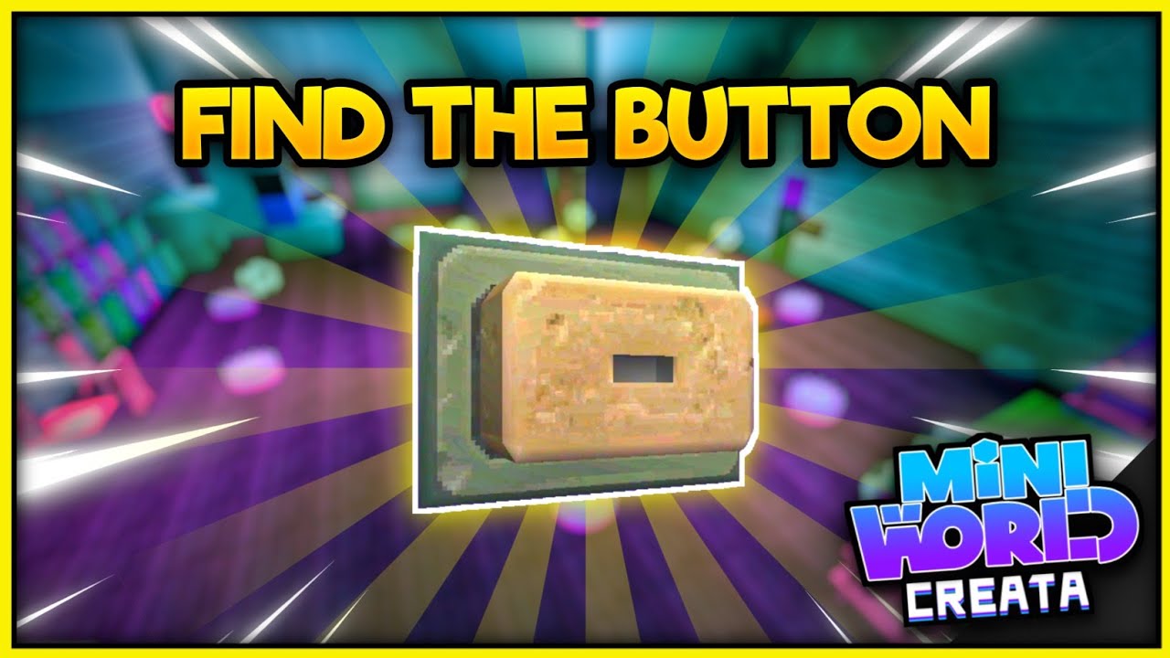 Main FIND THE BUTTON Bareng BABANG - Mini World!