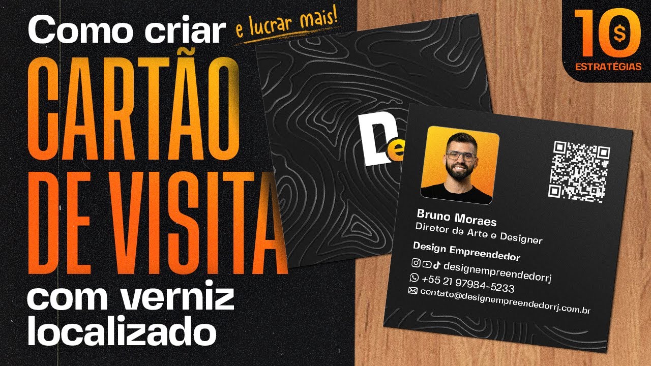Como criar CARTÃO DE VISITA com VERNIZ LOCALIZADO lucrando mais! - AULÃO 2024