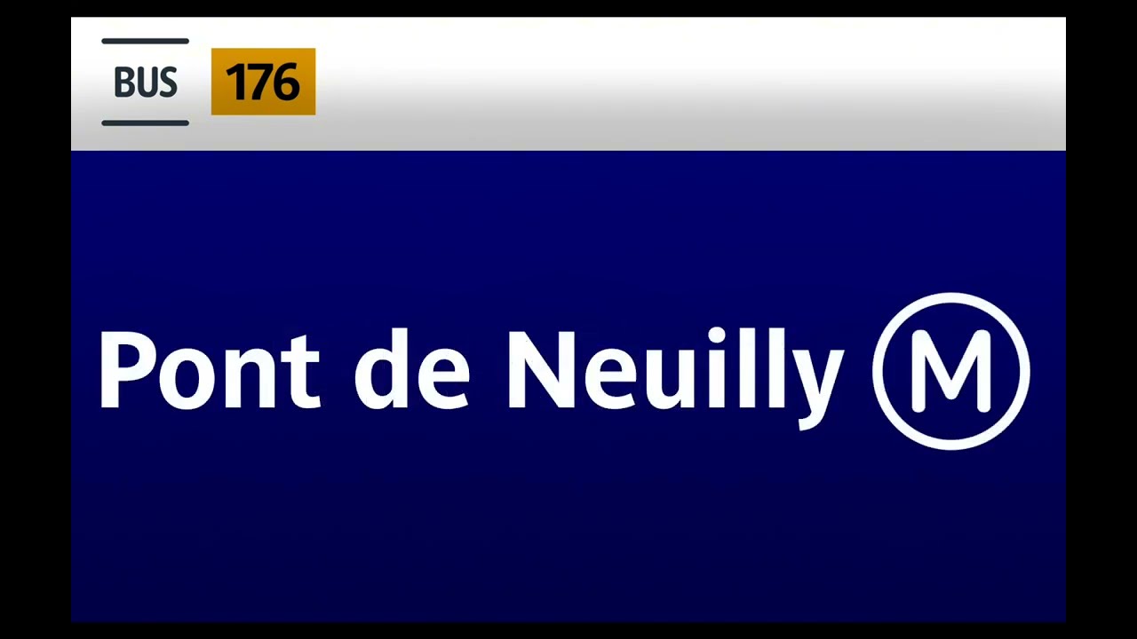 Ligne 176 - Annonces Sonores RATP en voix synthétique (CORRIGÉ)