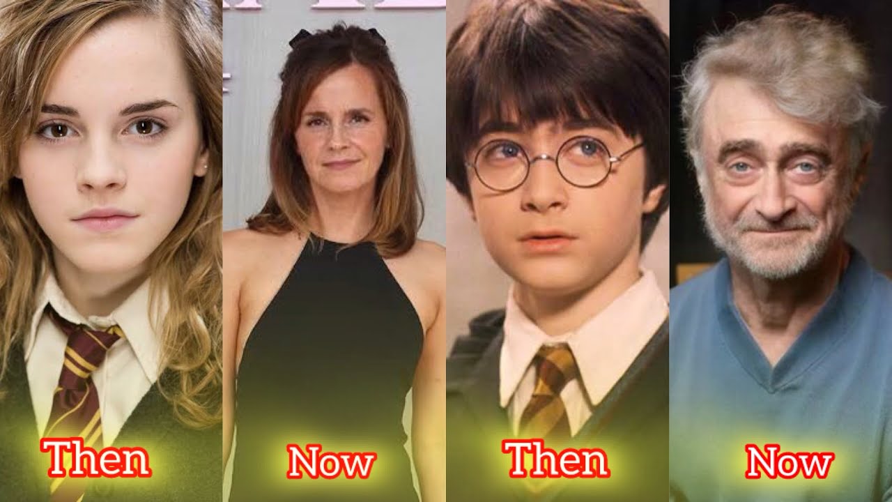 HARRY POTTER CAST - THEN AND NOW ( 2024 )