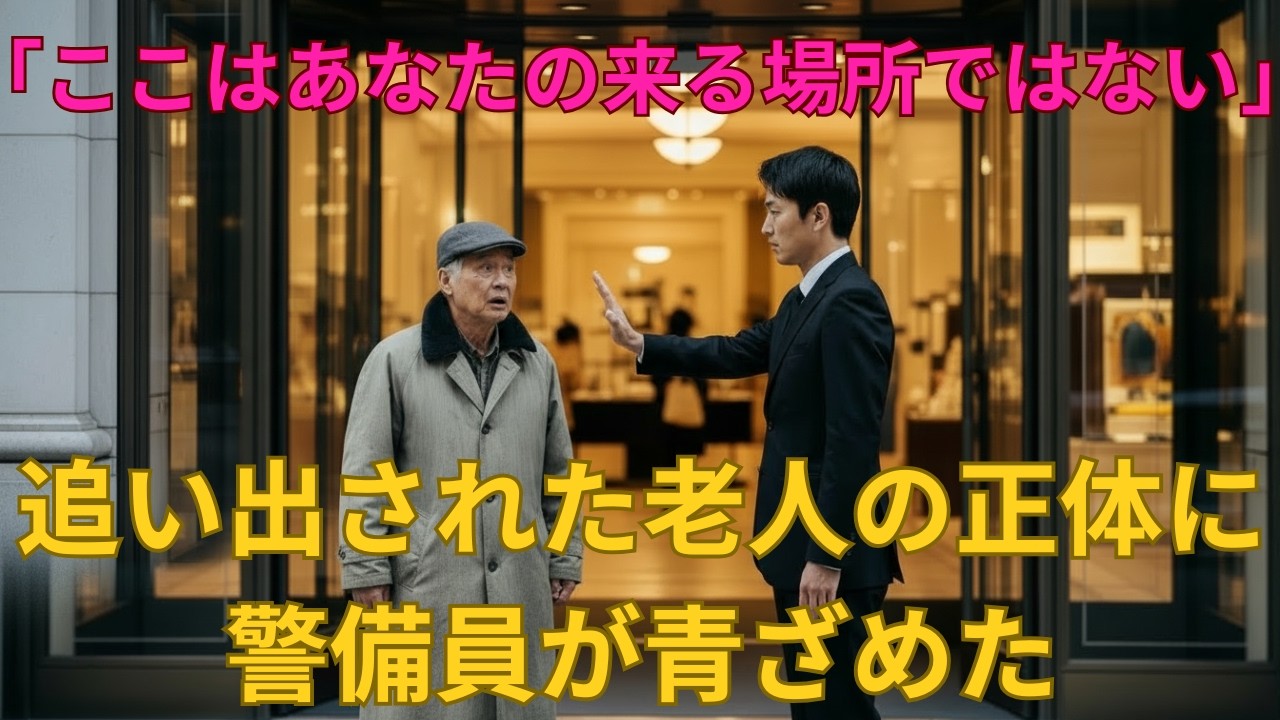 「ここはあなたの来る場所ではない」追い出された老人の正体に警備員が青ざめた