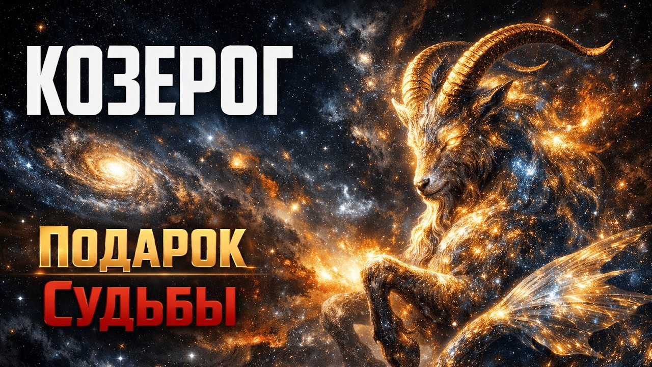 КОЗЕРОГ: ЭТО НЕ СОН! Подарок от судьбы! Ты будешь рад! Гороскоп