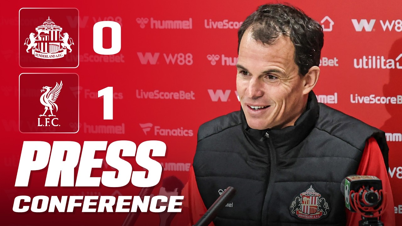 Régis Le Bris Post-Match Press Conference | Sunderland 0-1 Liverpool