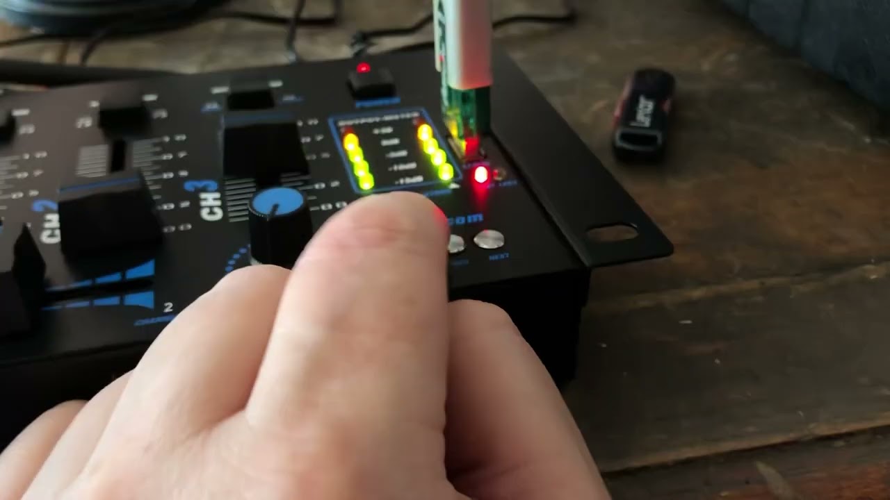 Quick review of the Pyle 7bu.5 DJ mixer setup
