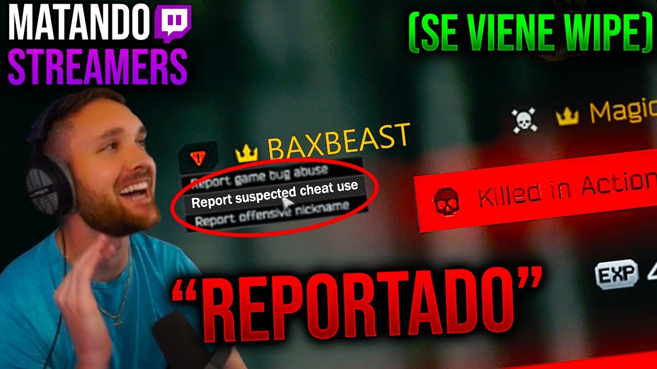 Este STREAMER me REPORTA 