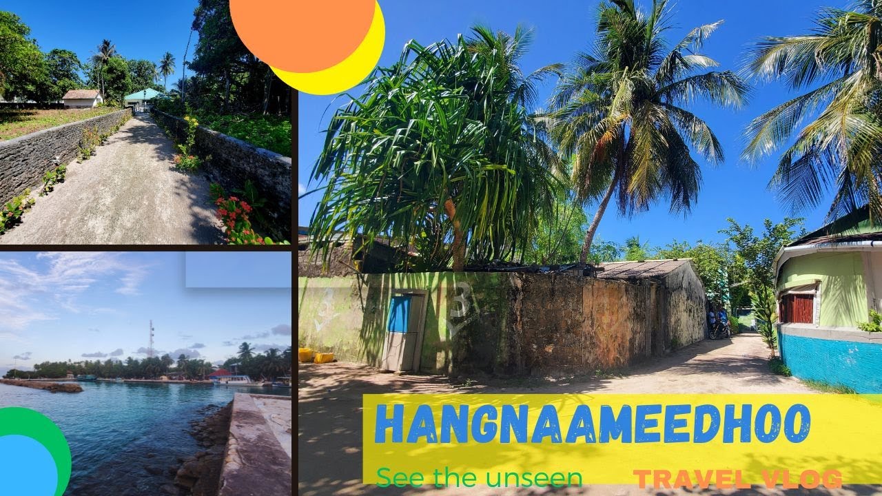 the unseen side of  Hangnaameedhoo in maldives  #vlog