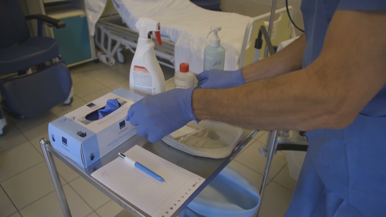 Vidange sac urinaire démo 2