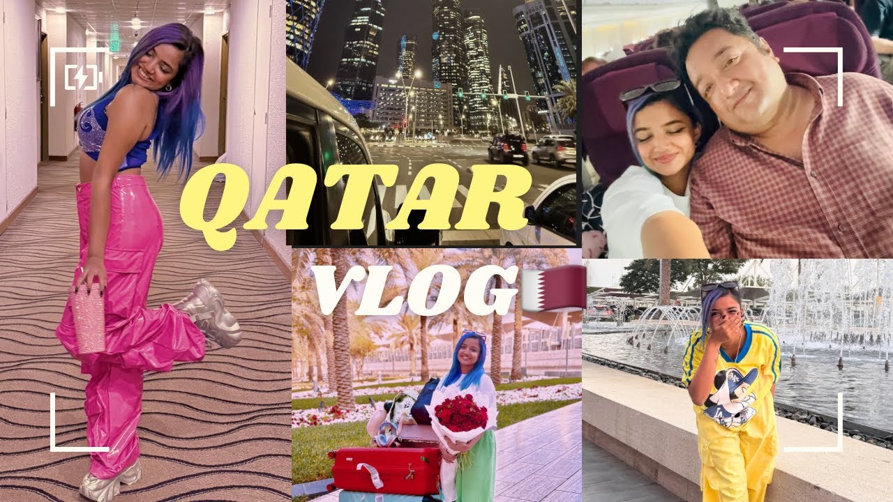TOUR WITH ASHI✈️🩷: පැය 36කින් QATAR බලන්න පුලුවන්ද ???? 😰🥺