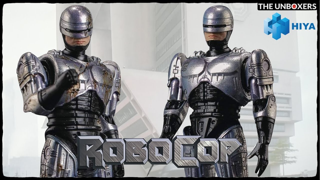 Robocop & Battle Damaged Robocop Action Figures by Hiya Toys