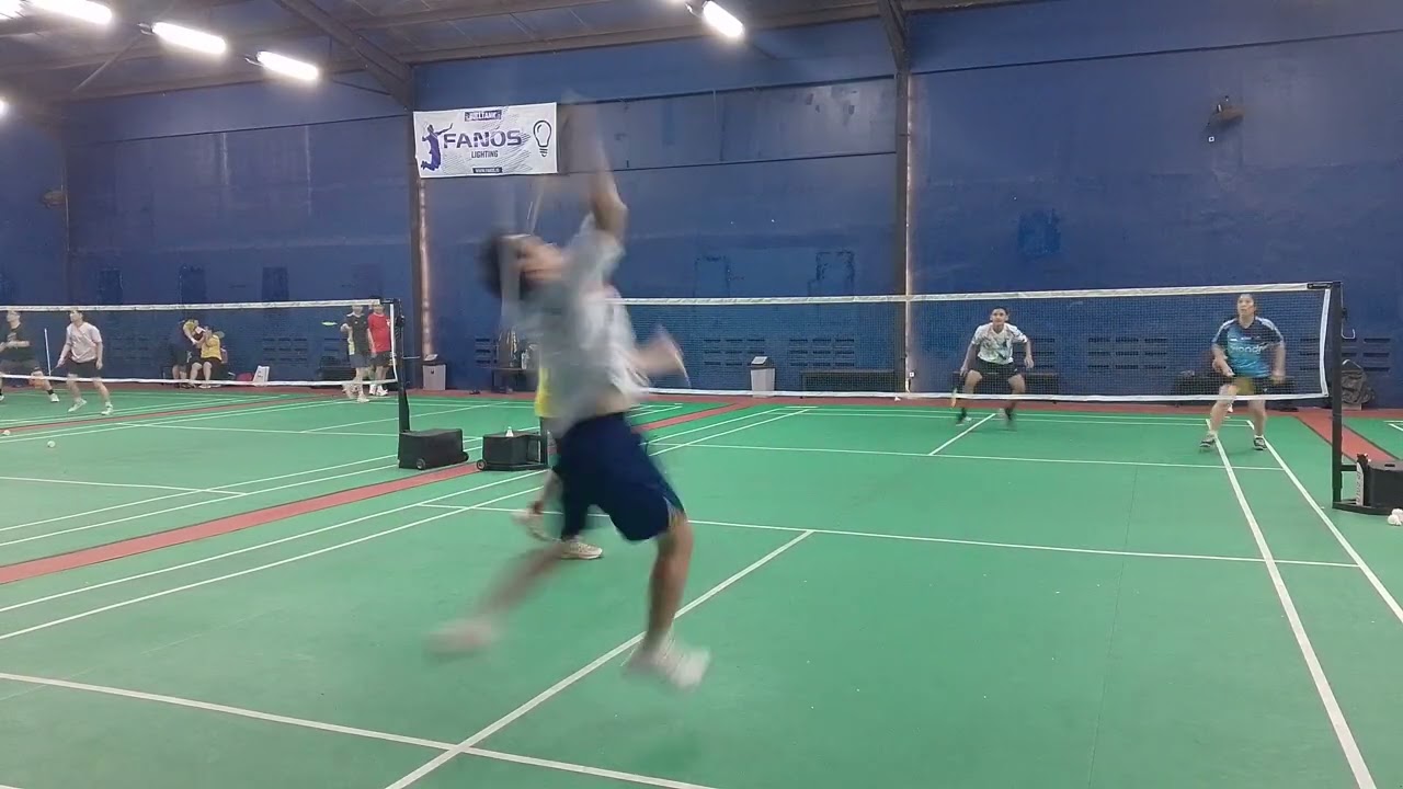 Sparing Mabar DeLuVen Yyn/Novrie 🆚 Lukman/Aceng