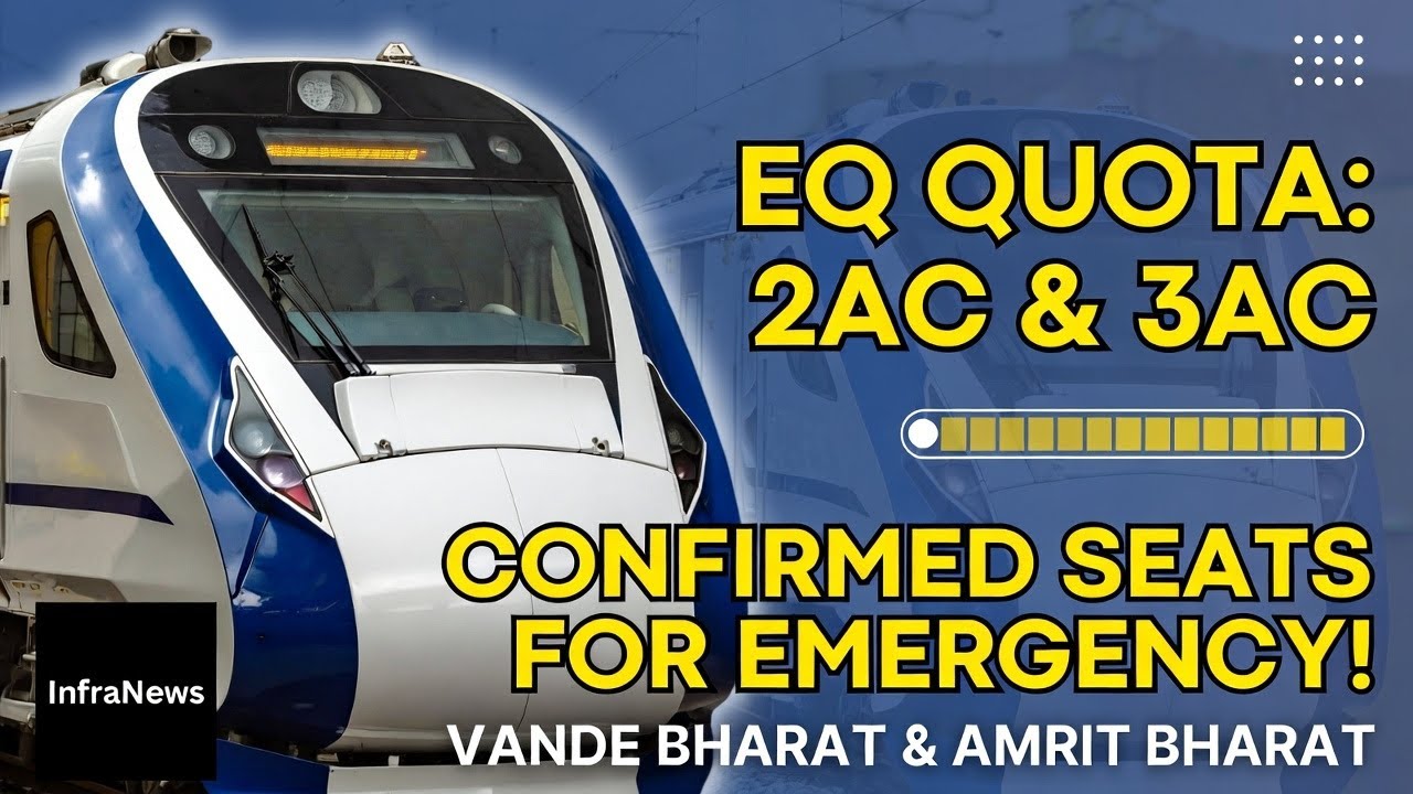 Vande Bharat Sleeper: Emergency Seats Confirmed🚄New Quota Rules | Amrit Bharat-II Update | InfraNews