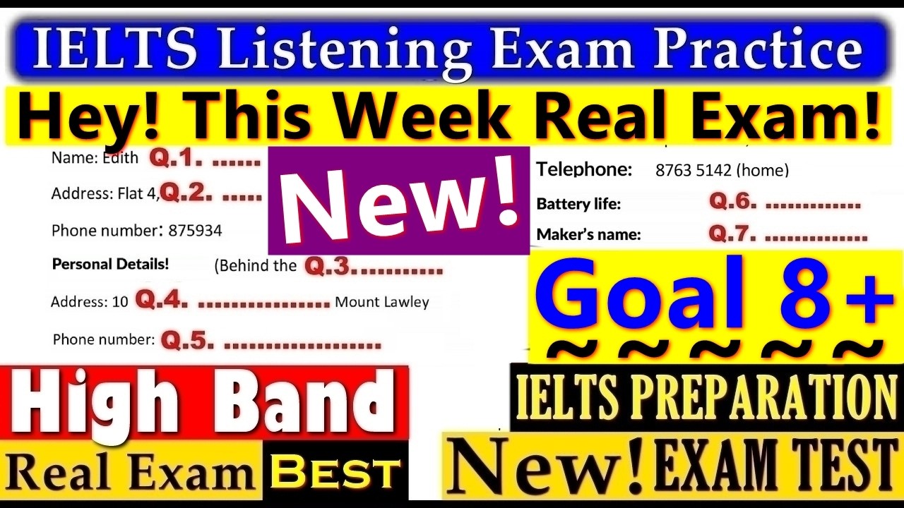 IELTS LISTENING PRACTICE TEST 2026 WITH ANSWERS | 26.01.2026