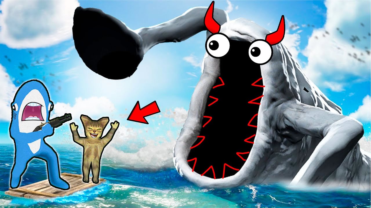 MEGALODONUL DEMONIC IL MANANCA PE DOMNUL MOTAN IN OCEAN! DRACULASS IL SALVEAZA PE DOMNUL MOTAN EPIC!