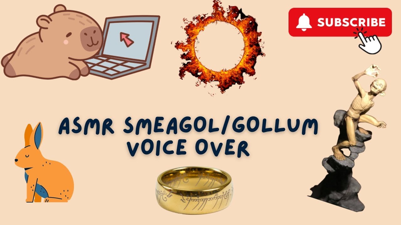 ASMR Smeagol/Gollum Voice Whispering (LOTR, Lord to the Rings)