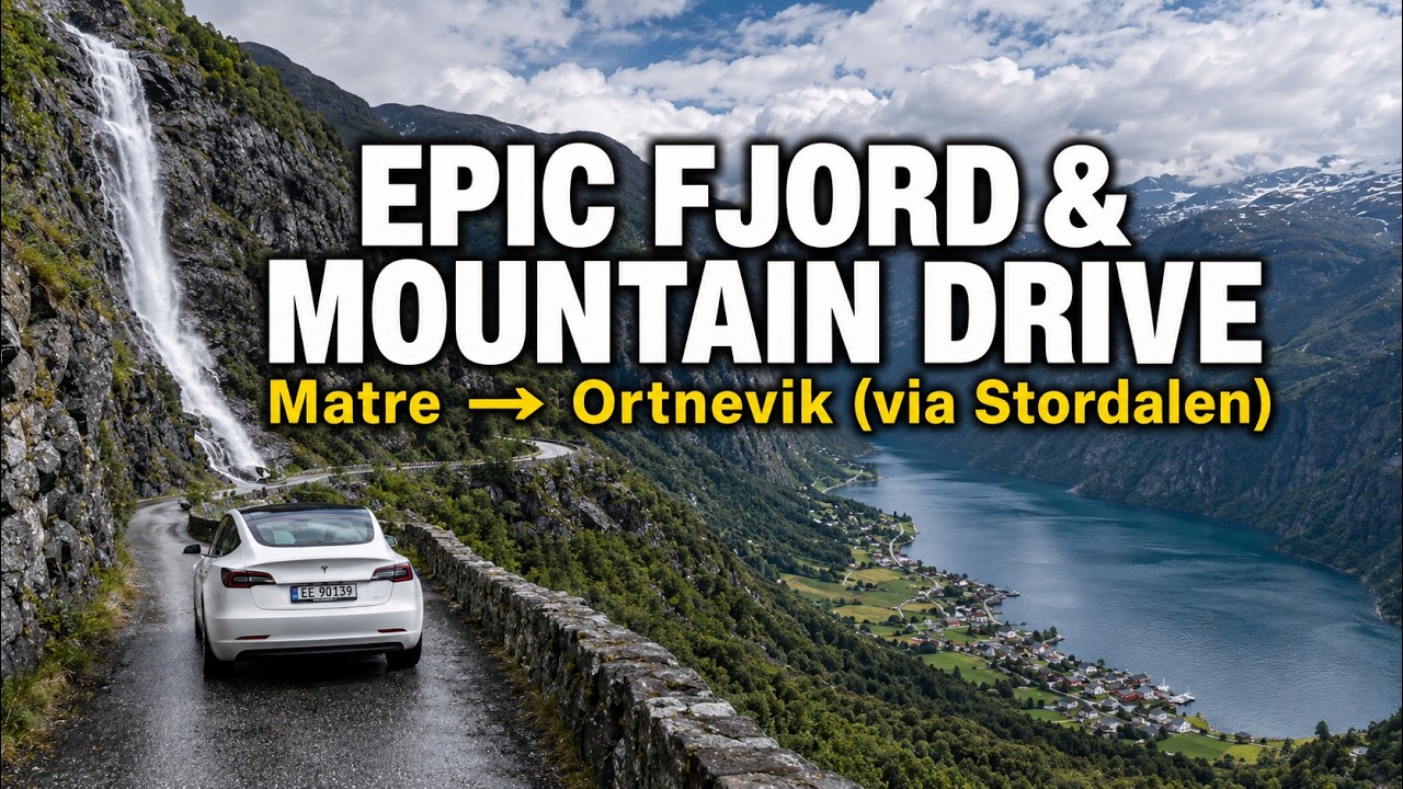 Epic Fjord & Mountain Drive | Matre → Ortnevik (via Stordalen)