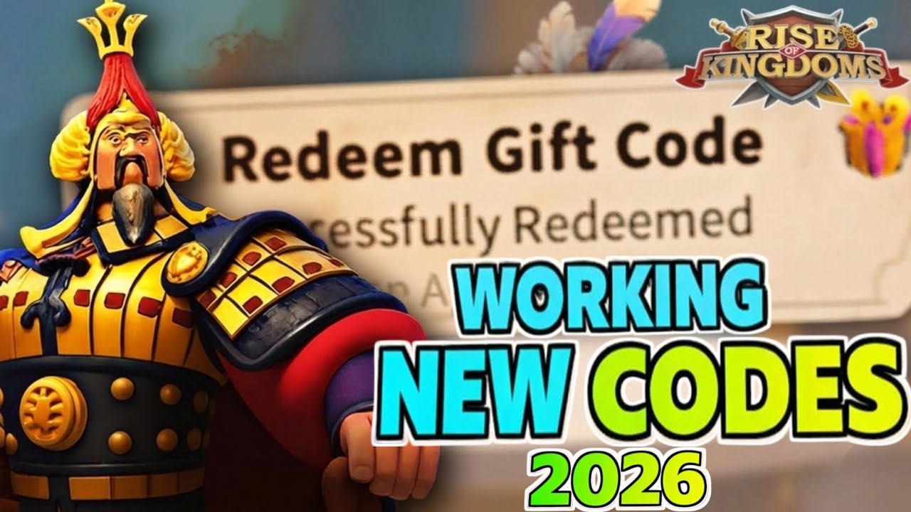 🆕 Code Rise Of Kingdoms | New Rise Of Kingdoms Codes 2026 - Free Golden Key's