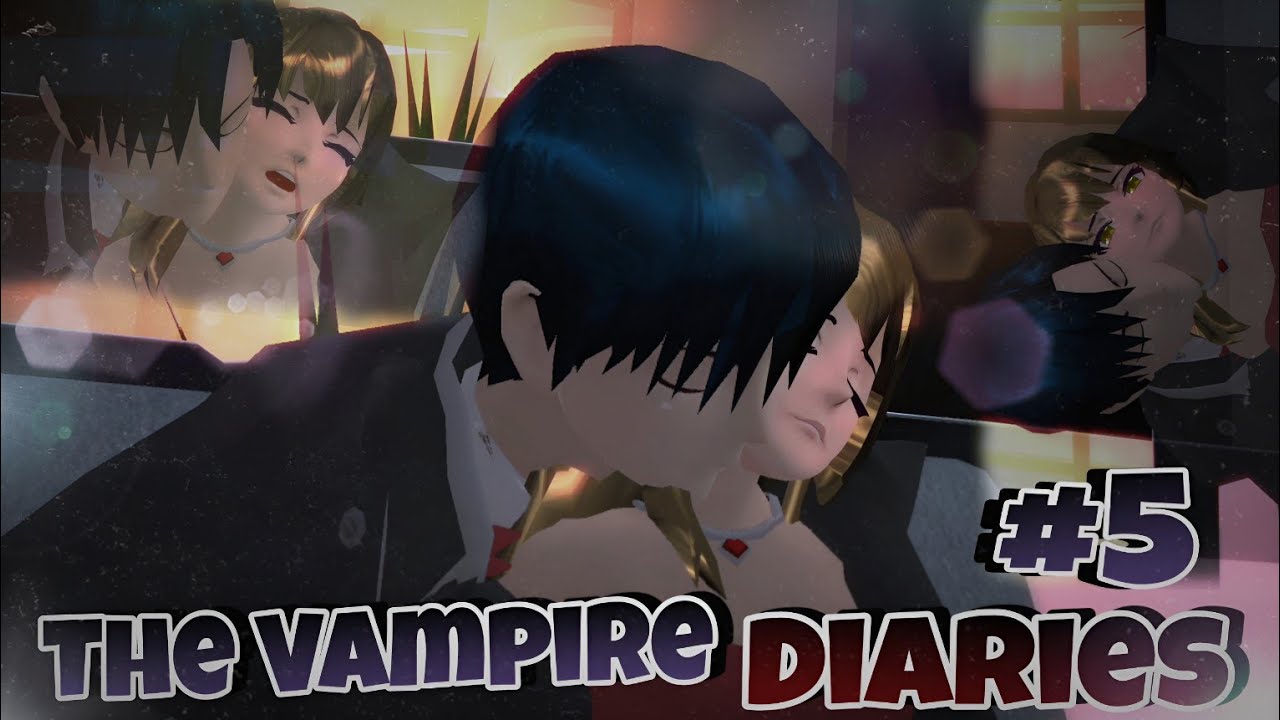 VAMPIRE DIARIES ||EPISODE 5 [PELAYAN DARAH MILIK TUAN VAMPIR] DRAMA SAKURA SCHOOL SIMULATOR