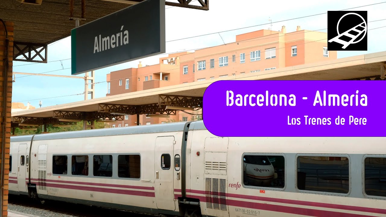 El tren a Almería desde Barcelona y Madrid