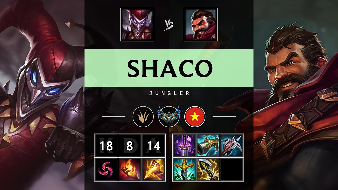 Shaco Jungle vs Graves - VN Challenger Patch 25.16