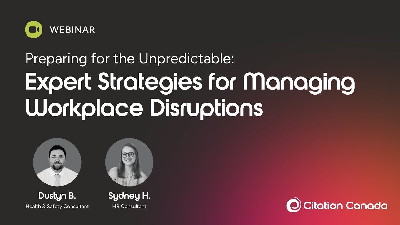 Preparing for the Unpredictable: Expert Strategies for Managing Workplace Disruptions