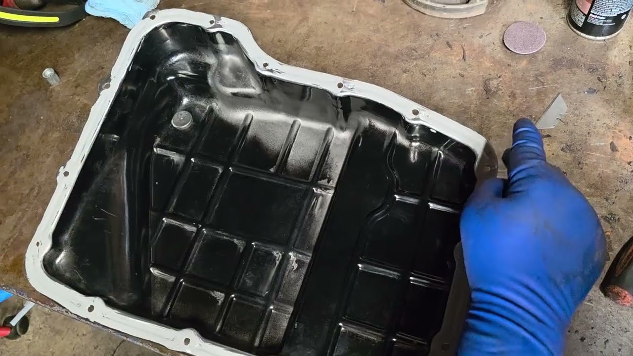 How to properly seal a transmission pan