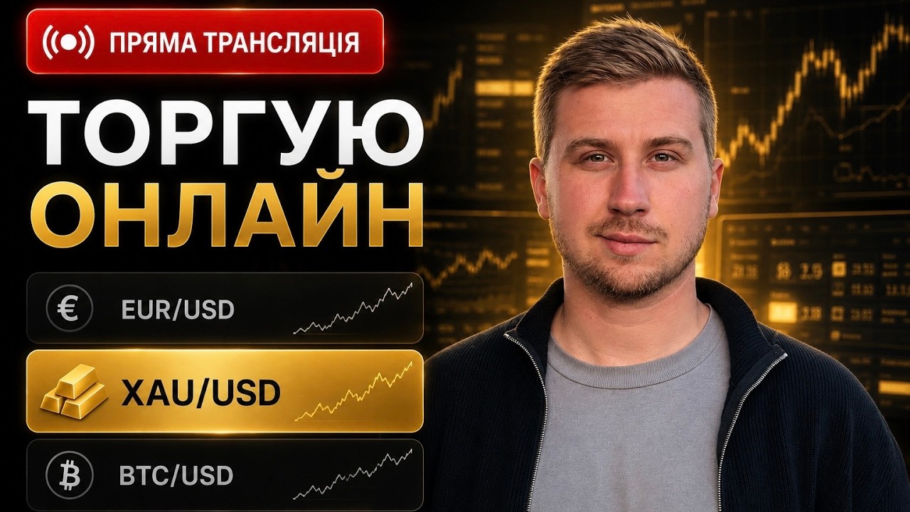 Онлайн торгівля. XAU/USD BTC/USD EUR/USD