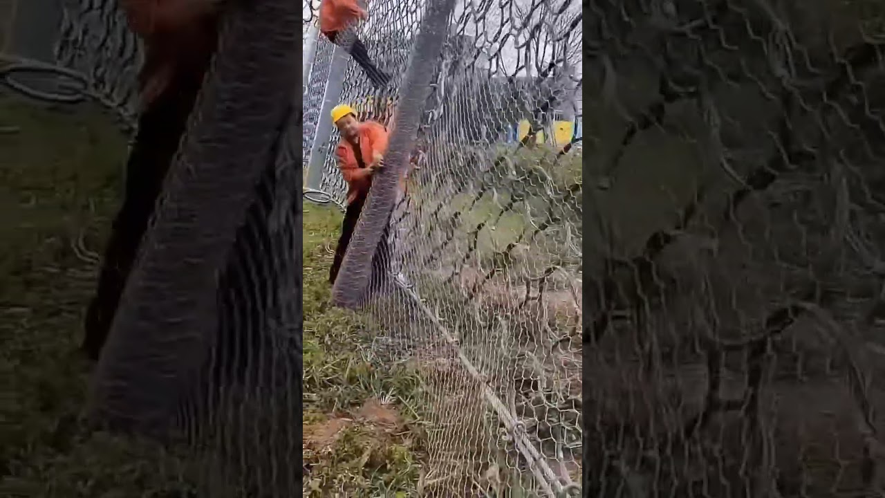 Border fence installation
