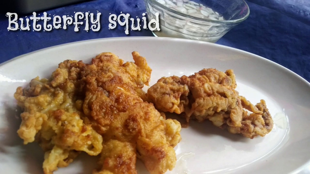 Butterfly squid / how to cook easy butterfly squid / MyCooklections
