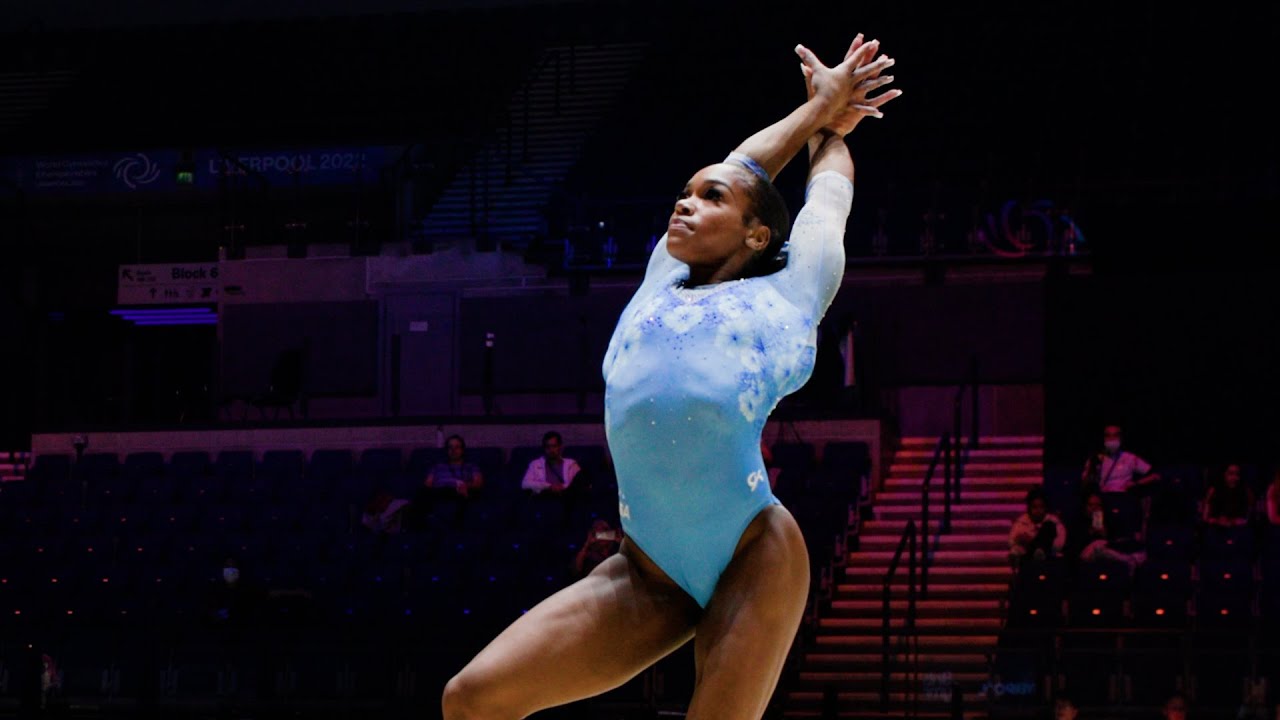 Shilese Jones (USA) - Floor Exercise - 2022 World Championships - Podium Training