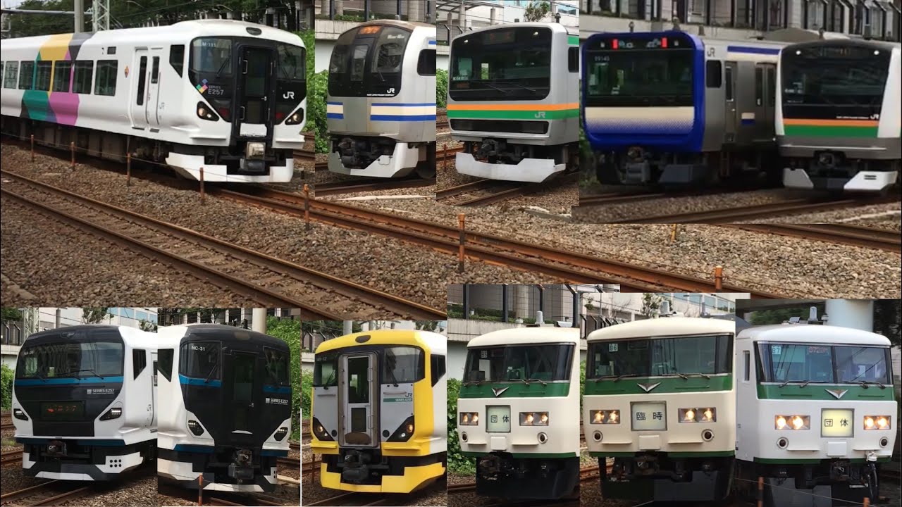 東海道横須賀線　新子安駅高速通過集