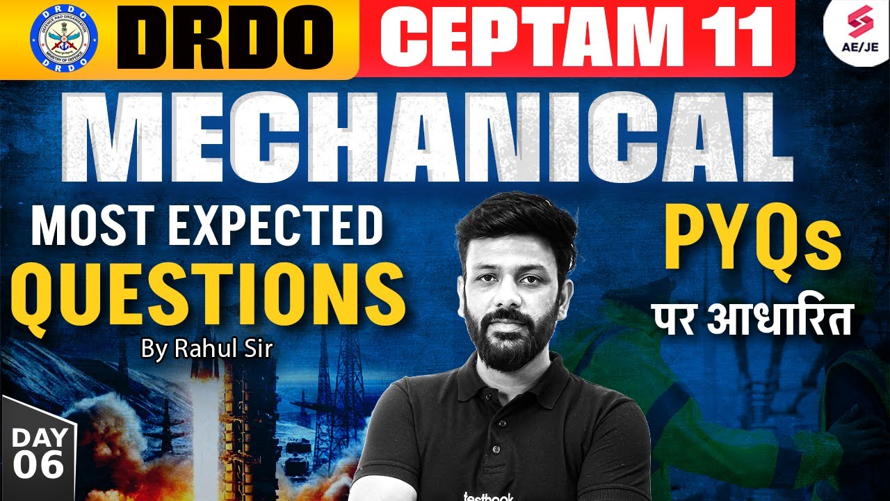 DRDO CEPTAM 11 Preparation | DRDO CEPTAM 11 Classes | DRDO CEPTAM 11 Mechanical Classes by Rahul Sir
