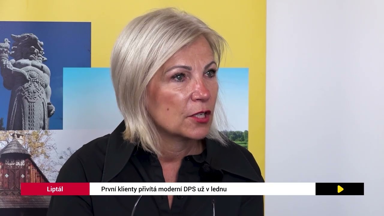 Stavba moderního domova pro seniory v Liptále se blíží do finiše