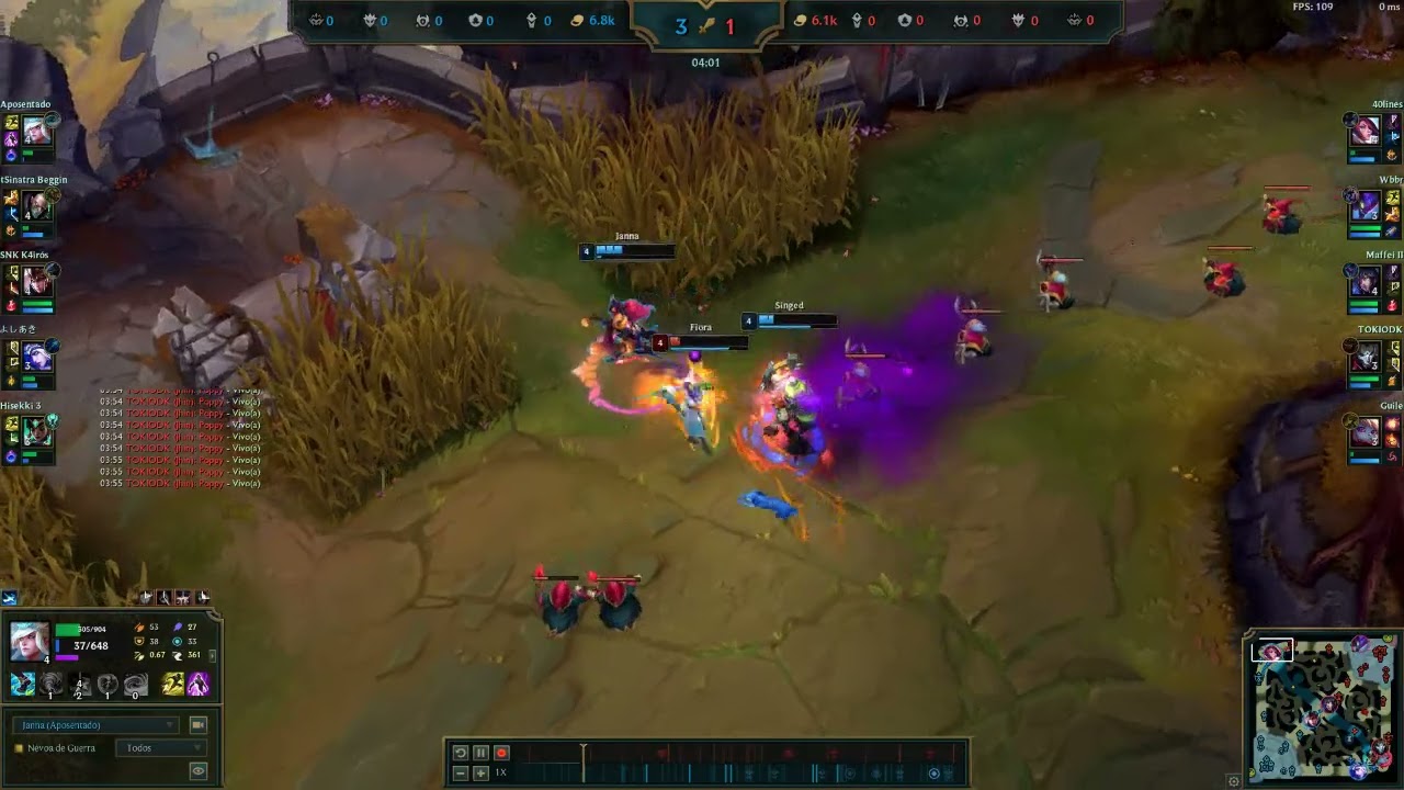 Fiora vs Janna