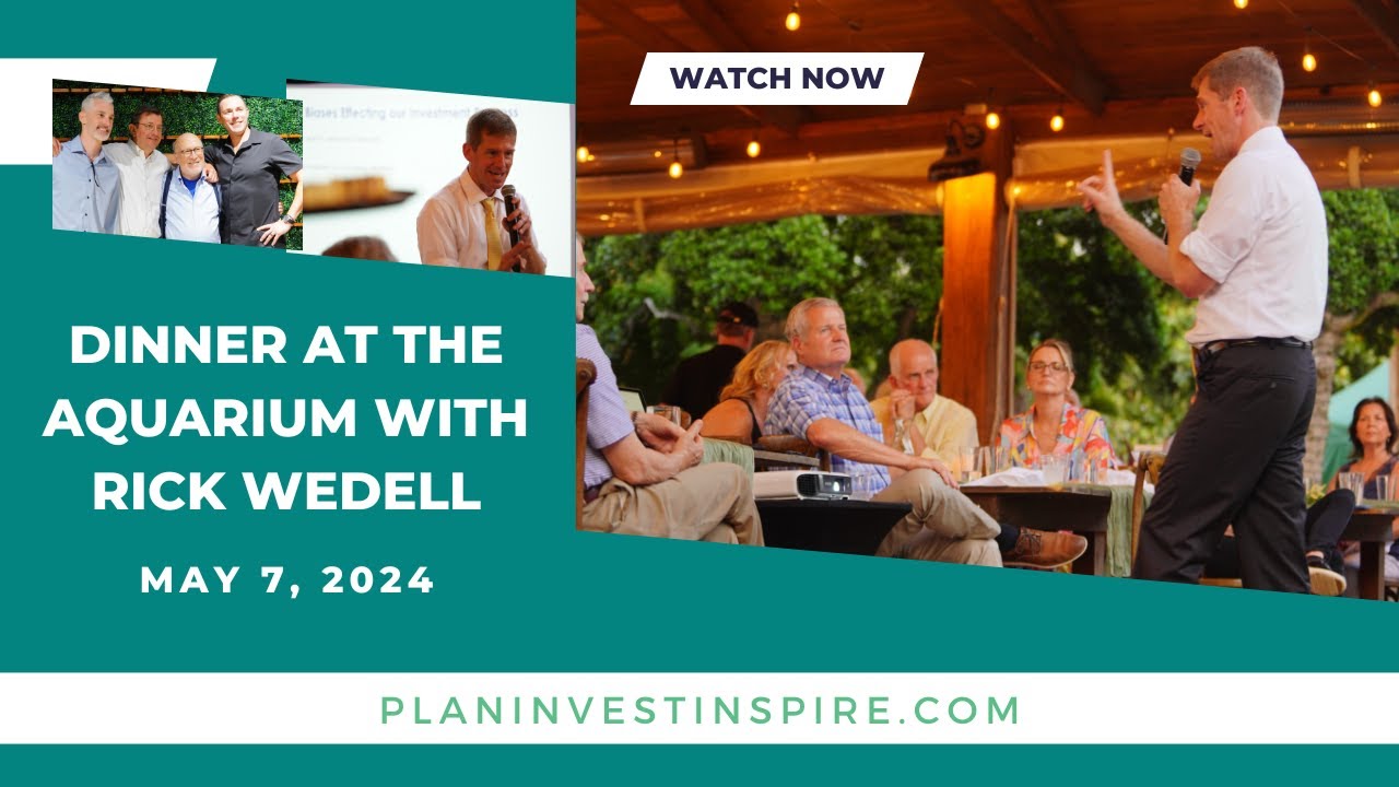 Dinner at the Aquarium with Rick Wedell | May 7, 2024