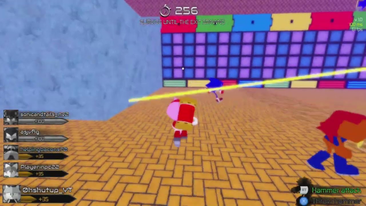 Sonic.exe the disaster amy hammer throw part 1! (1.0)