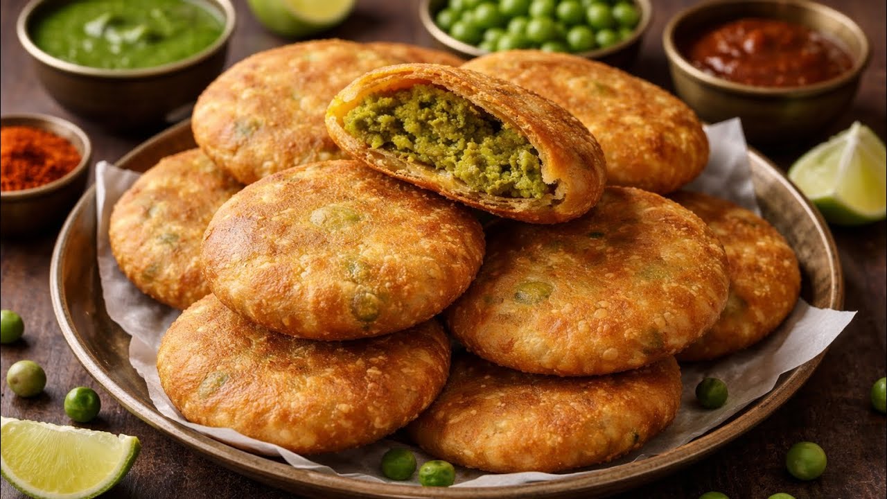 Matar Aalu se Bna lo Crispy Crunchy Kachori 